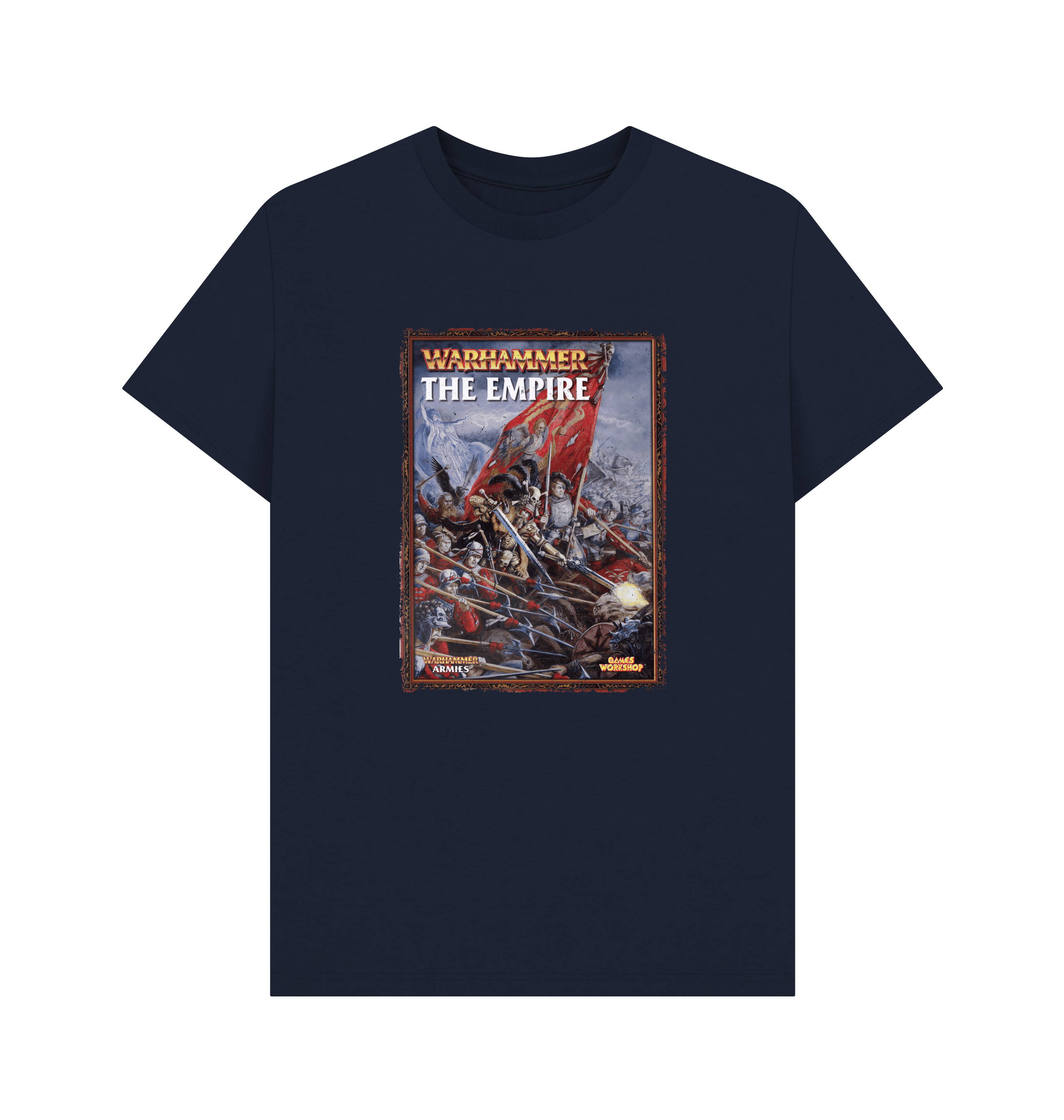 Navy Blue Warhammer Fantasy Battle 7th Edition - The Empire T Shirt